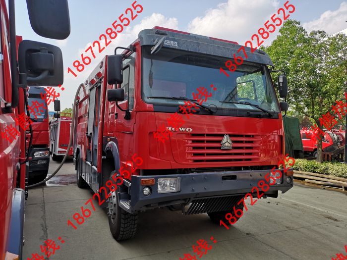 豪沃四驅消防車